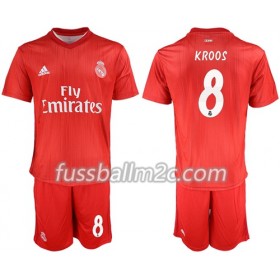Fußballtrikots Real Madrid Kroos 8 Kinder Ausweich Trikotsatz 2018-2019